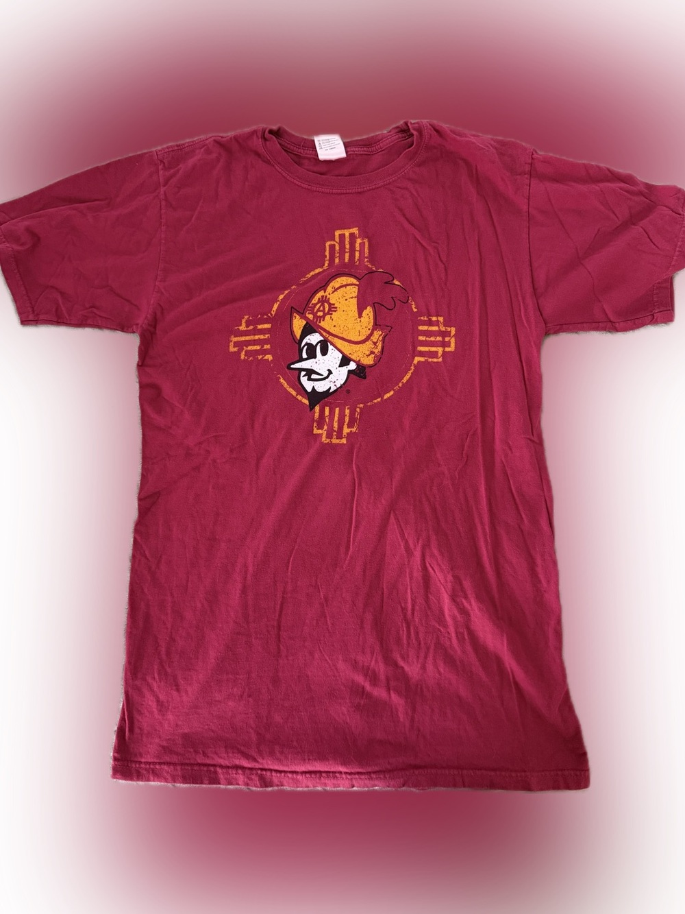 Albuquerque Dukes Classic Baseball Tee with Zia Symbol | M